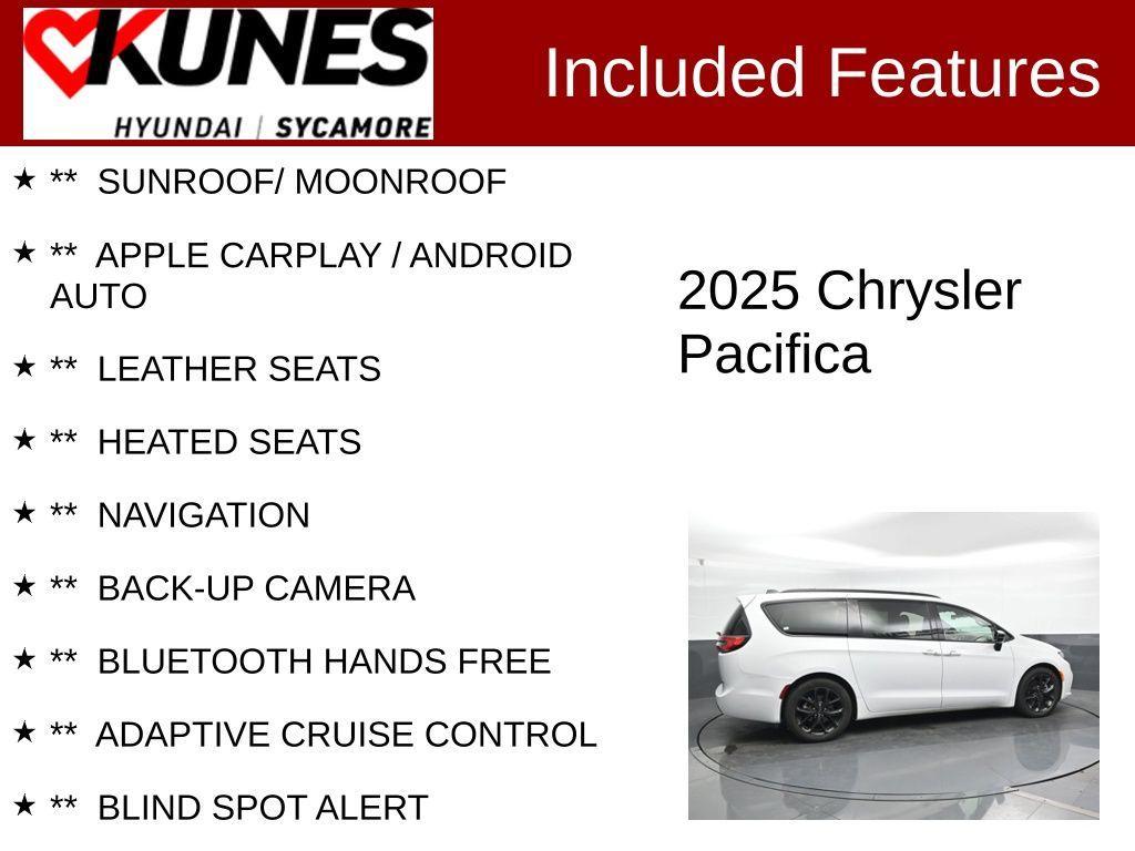 used 2025 Chrysler Pacifica car, priced at $36,824