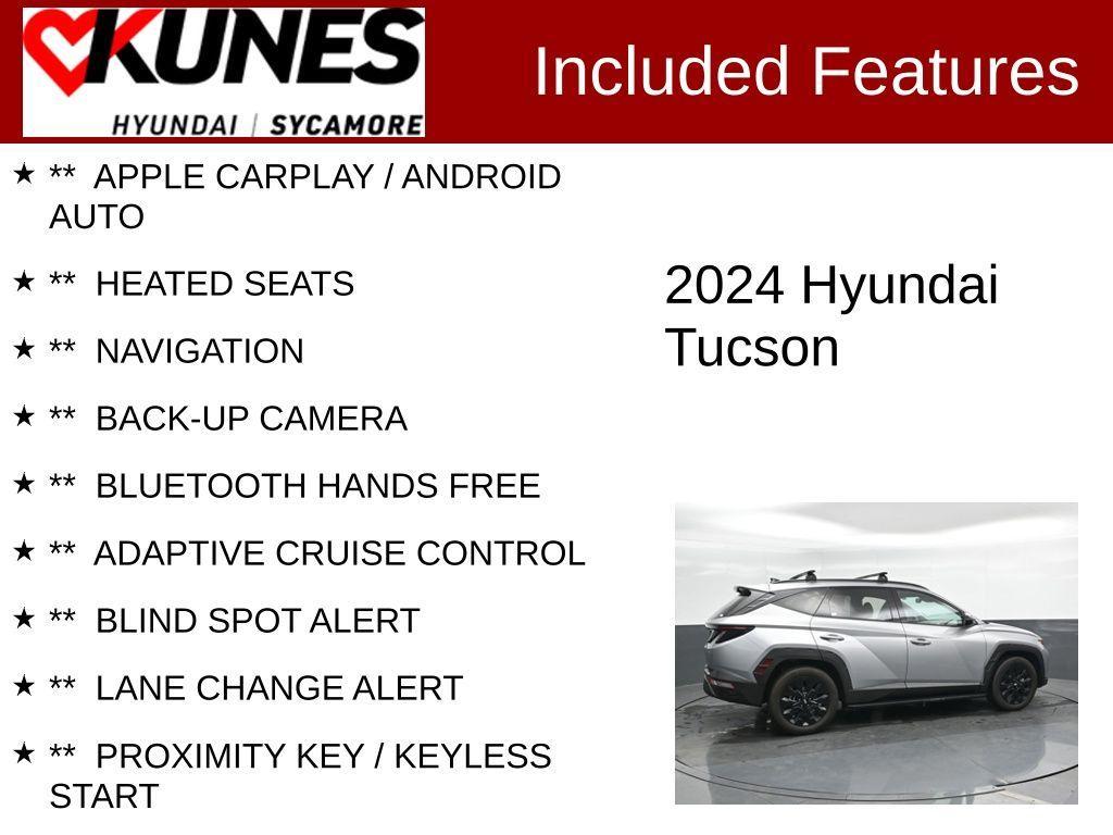 used 2024 Hyundai Tucson car, priced at $26,957