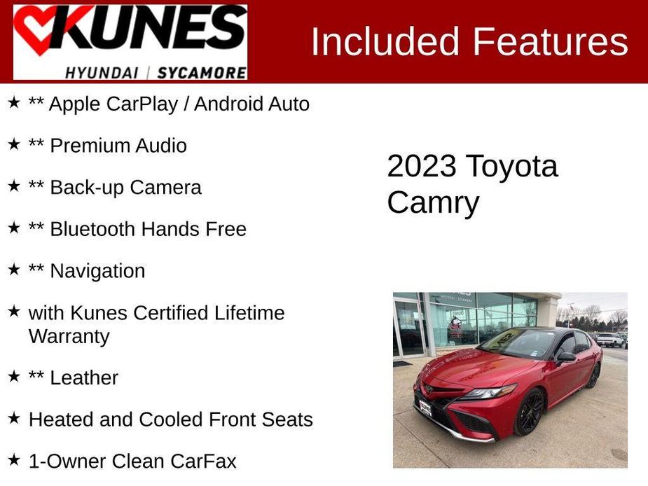 used 2023 Toyota Camry car, priced at $33,377