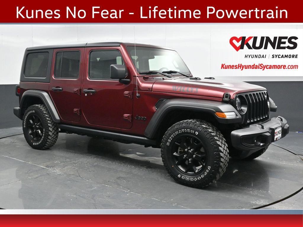 used 2021 Jeep Wrangler Unlimited car, priced at $29,672