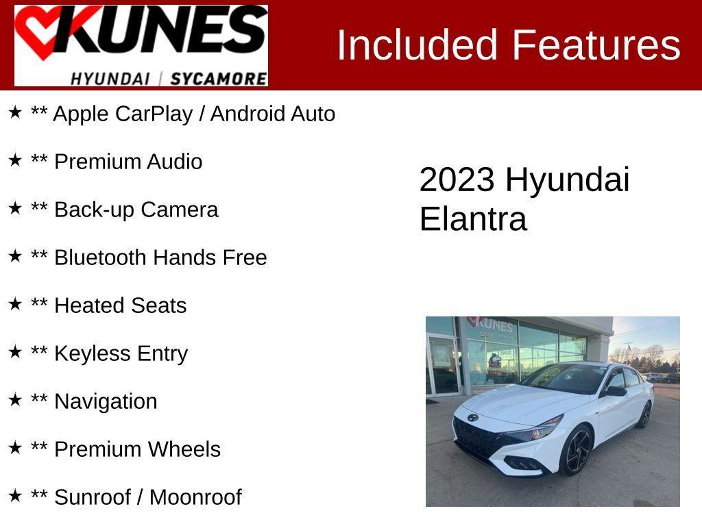 used 2023 Hyundai Elantra car, priced at $23,677