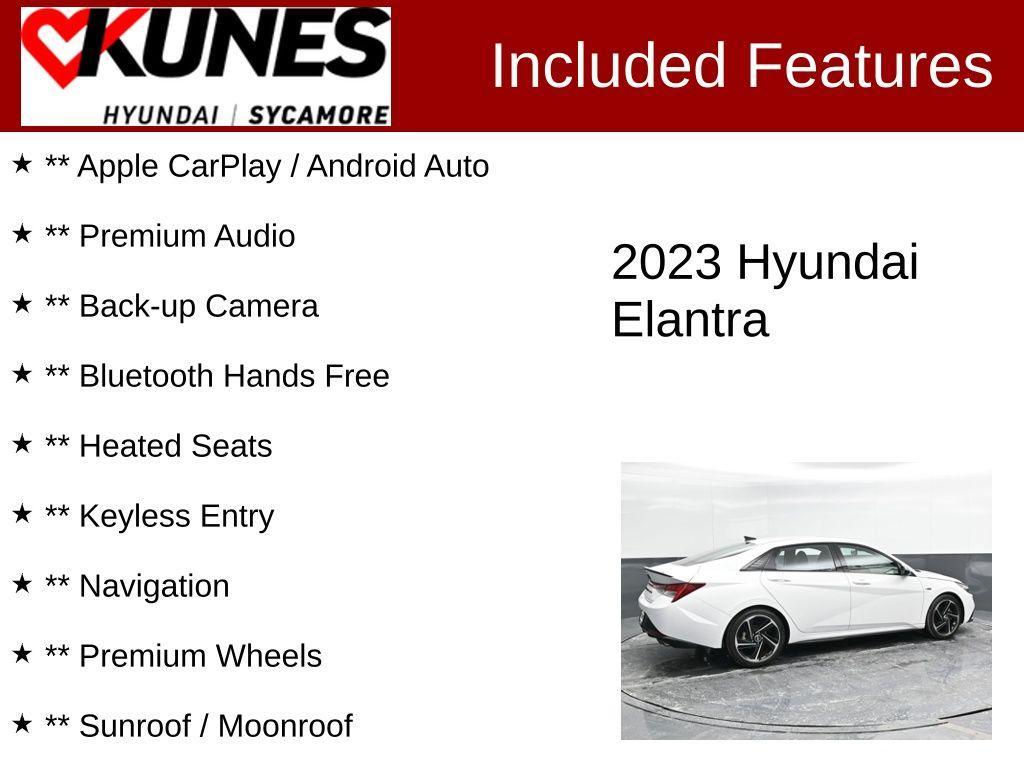 used 2023 Hyundai Elantra car, priced at $22,644