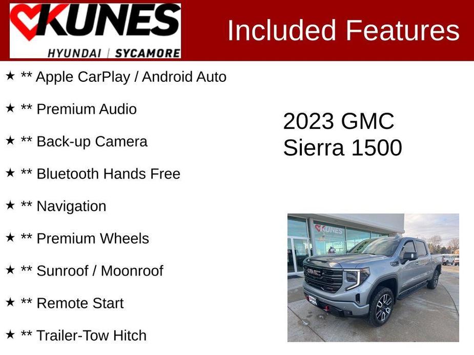 used 2023 GMC Sierra 1500 car, priced at $54,977