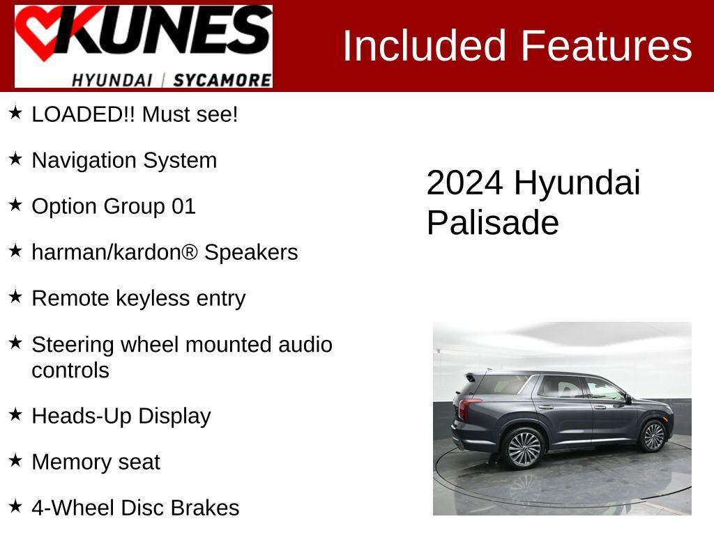 used 2024 Hyundai Palisade car, priced at $38,410