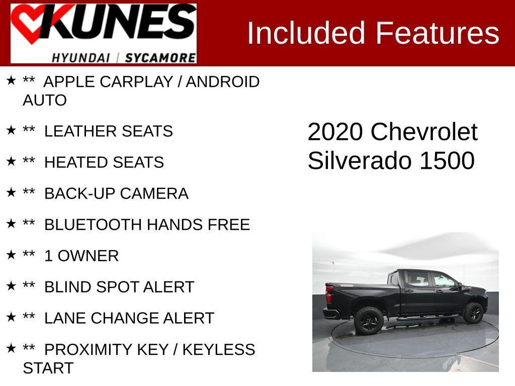 used 2020 Chevrolet Silverado 1500 car, priced at $38,858