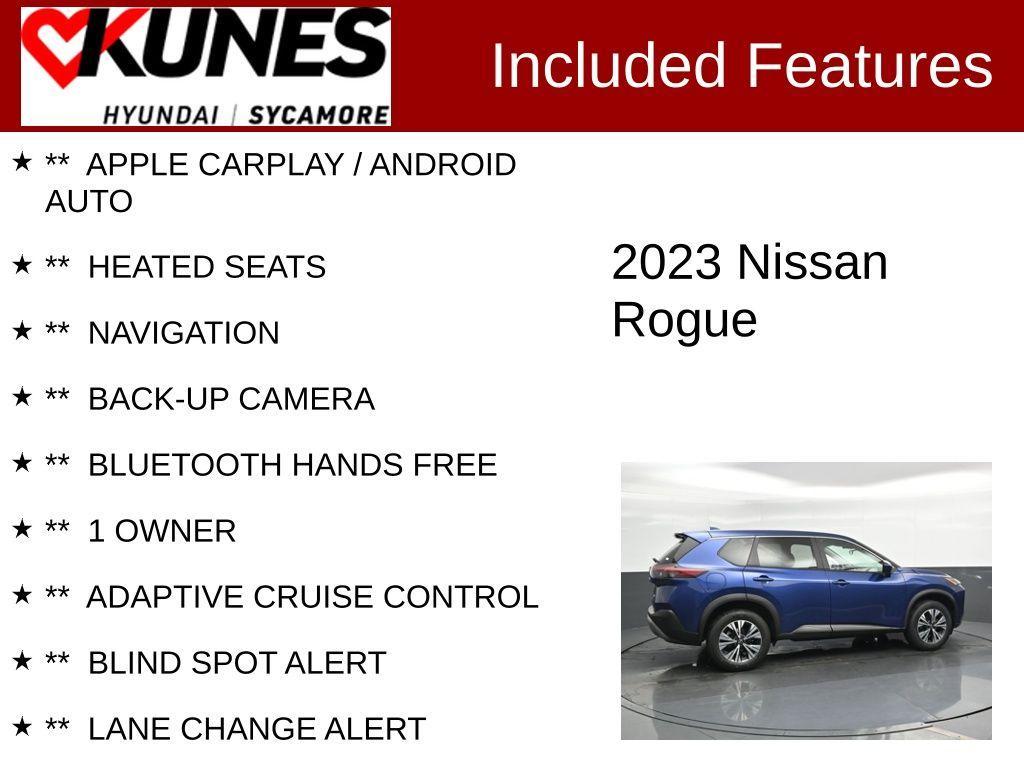used 2023 Nissan Rogue car, priced at $17,849