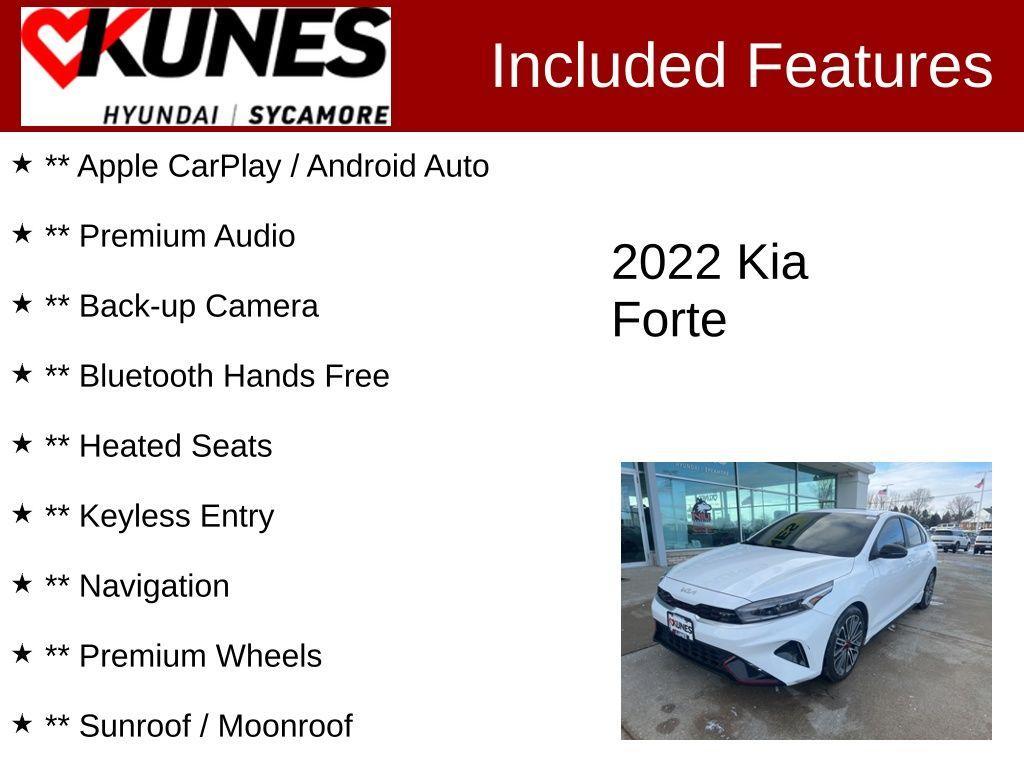 used 2022 Kia Forte car, priced at $17,977