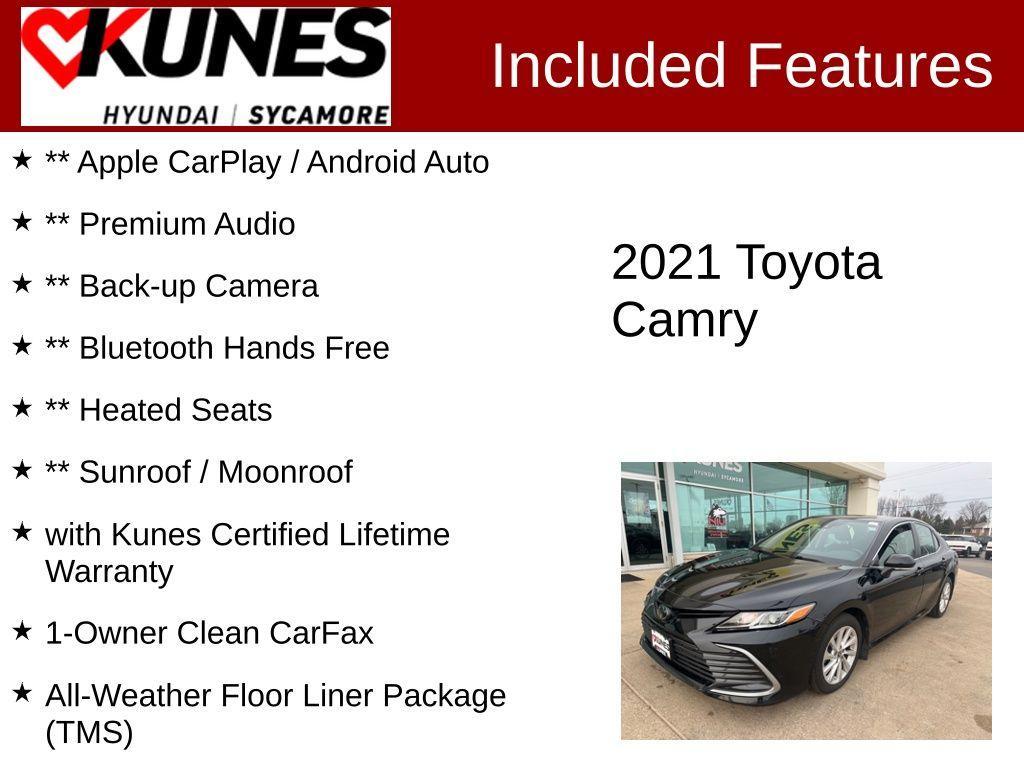 used 2021 Toyota Camry car, priced at $21,977