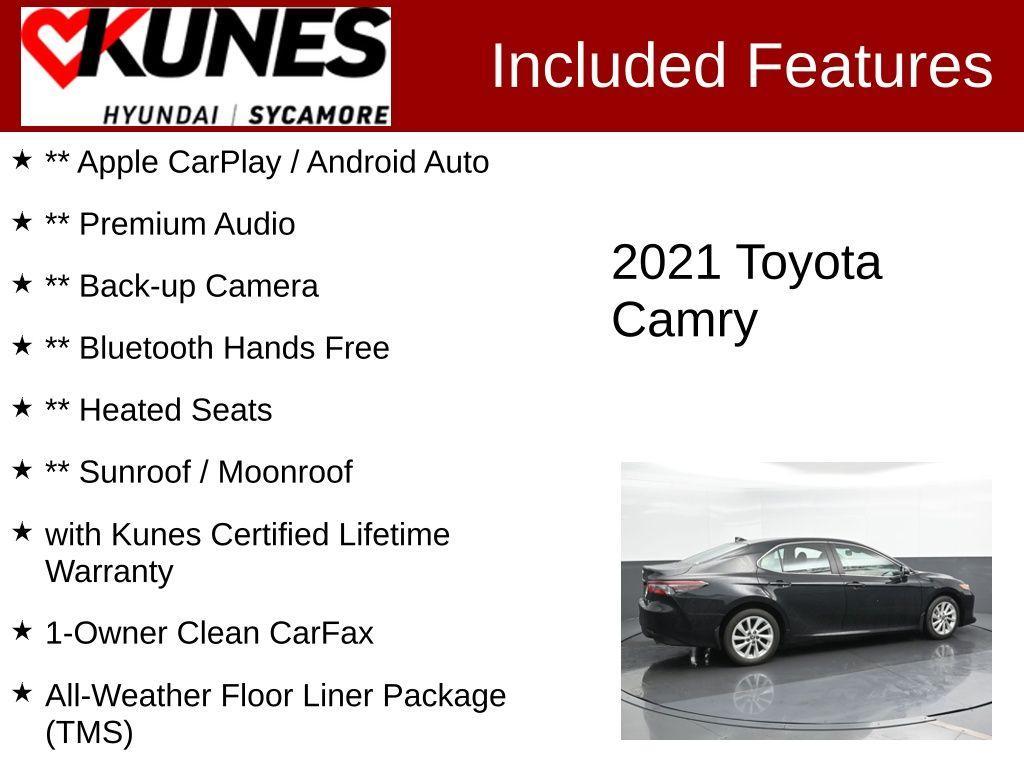 used 2021 Toyota Camry car, priced at $23,653