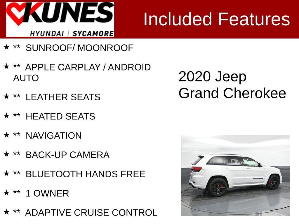 used 2020 Jeep Grand Cherokee car, priced at $54,208