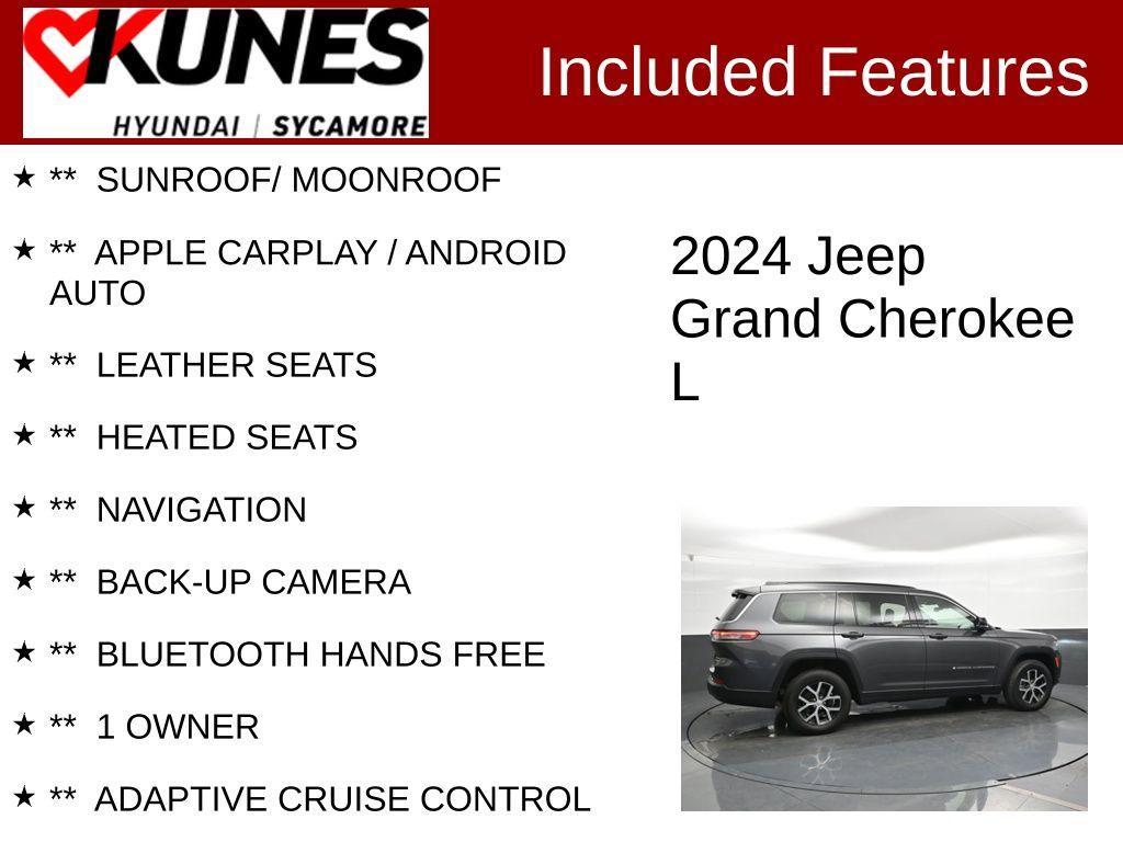 used 2024 Jeep Grand Cherokee L car, priced at $31,977