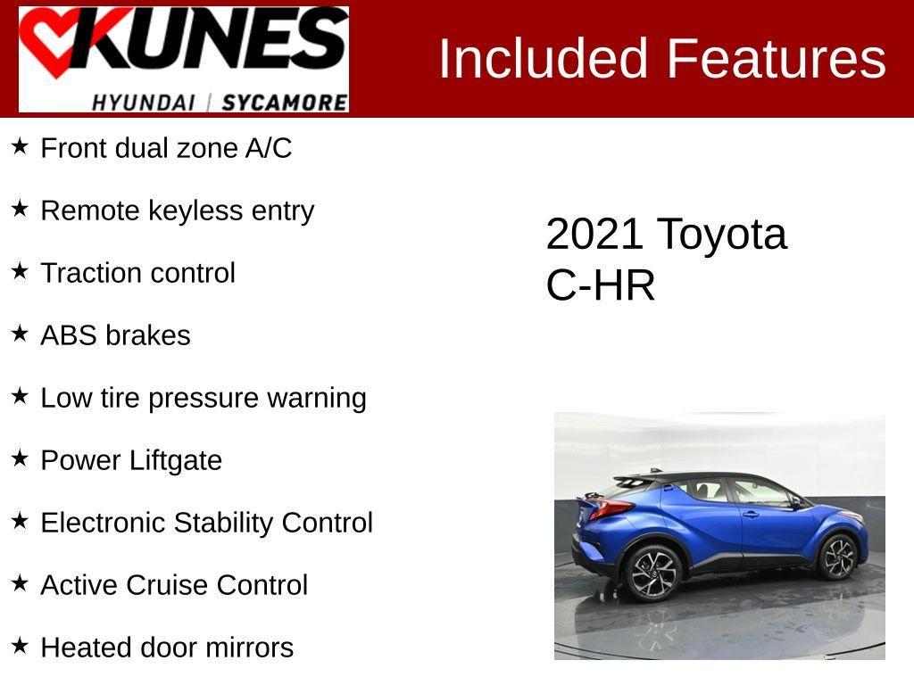 used 2021 Toyota C-HR car, priced at $18,777