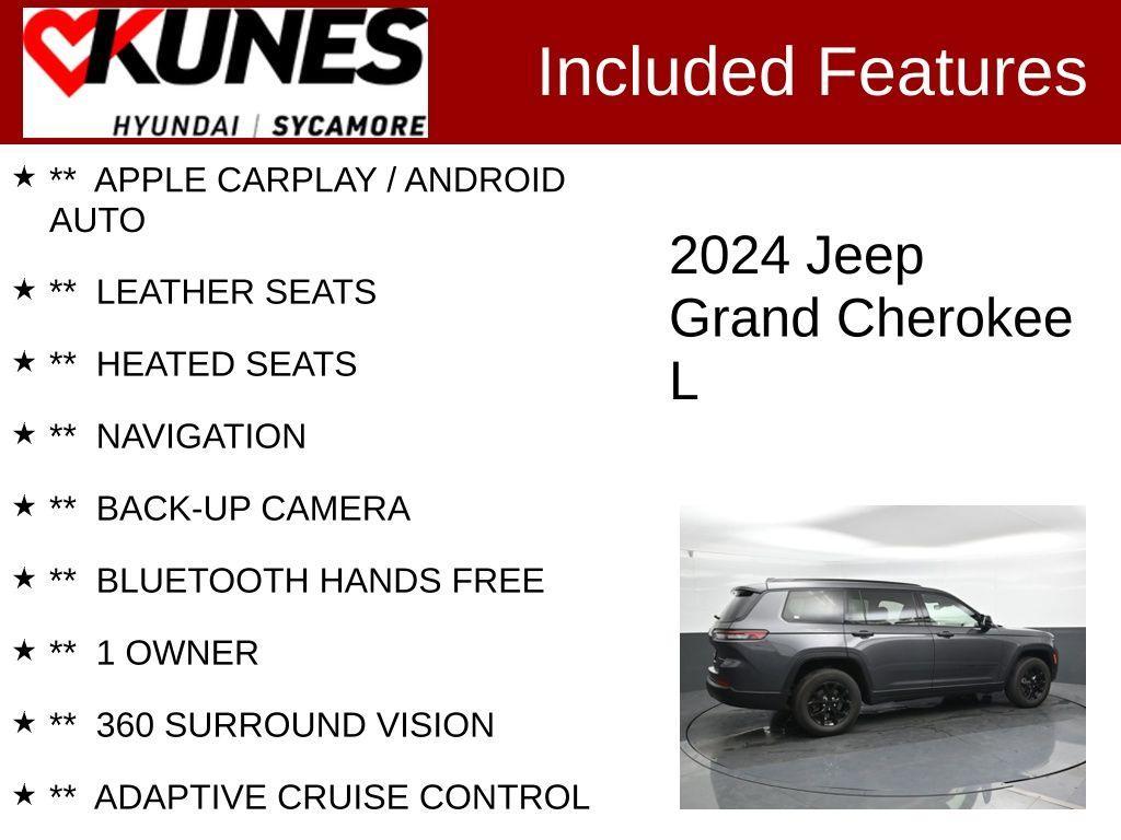 used 2024 Jeep Grand Cherokee L car, priced at $26,906