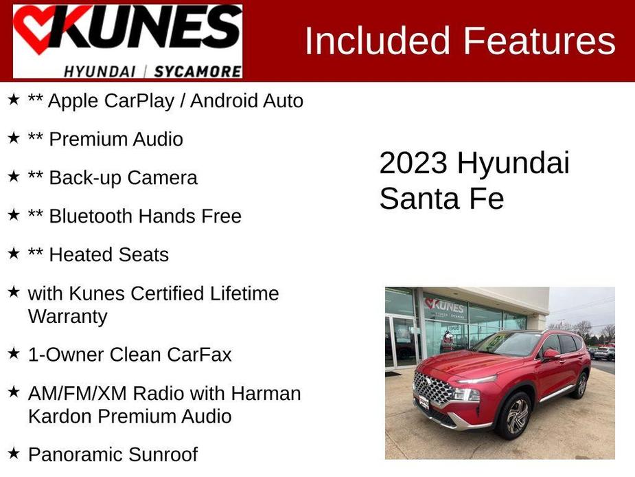 used 2023 Hyundai Santa Fe car, priced at $22,977