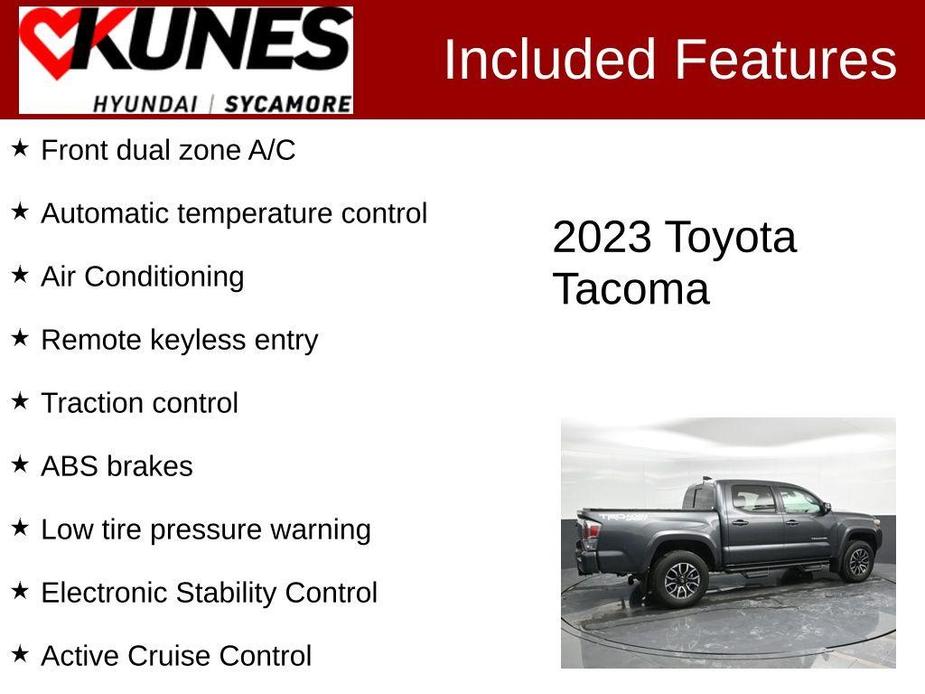 used 2023 Toyota Tacoma car, priced at $38,277