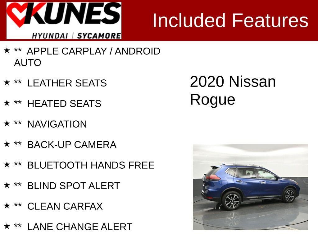 used 2020 Nissan Rogue car, priced at $18,898