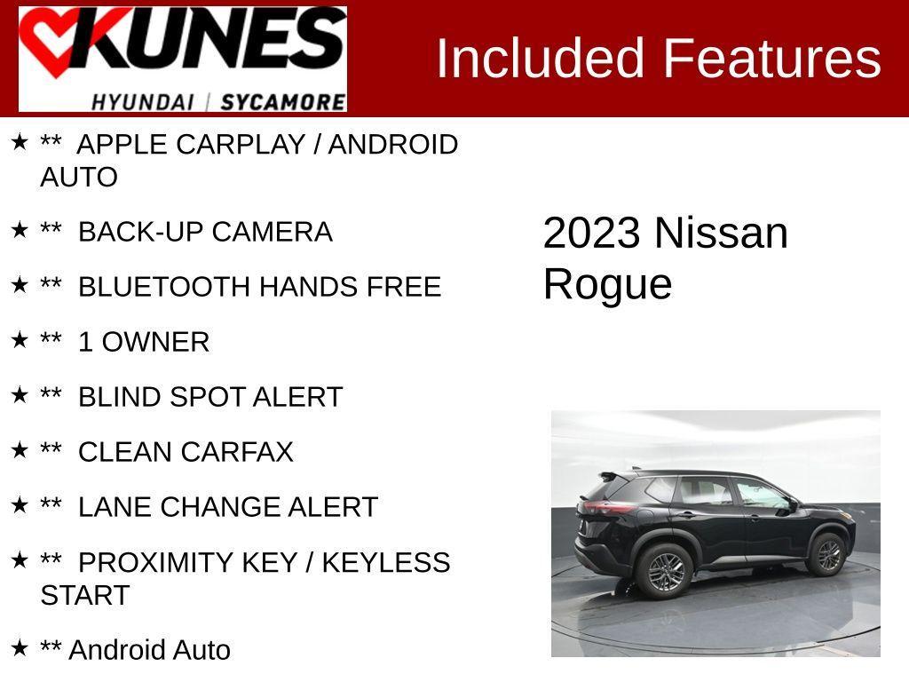 used 2023 Nissan Rogue car, priced at $18,565