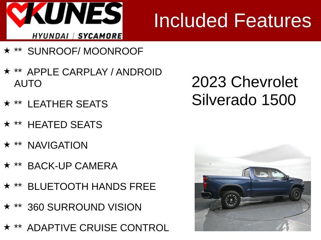 used 2023 Chevrolet Silverado 1500 car, priced at $49,451