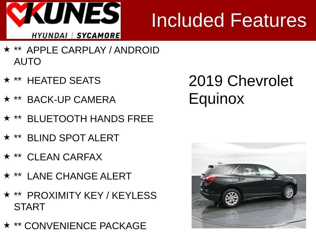 used 2019 Chevrolet Equinox car, priced at $12,995