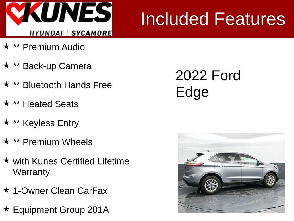 used 2022 Ford Edge car, priced at $19,712