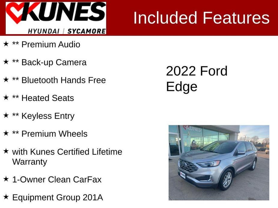 used 2022 Ford Edge car, priced at $20,877