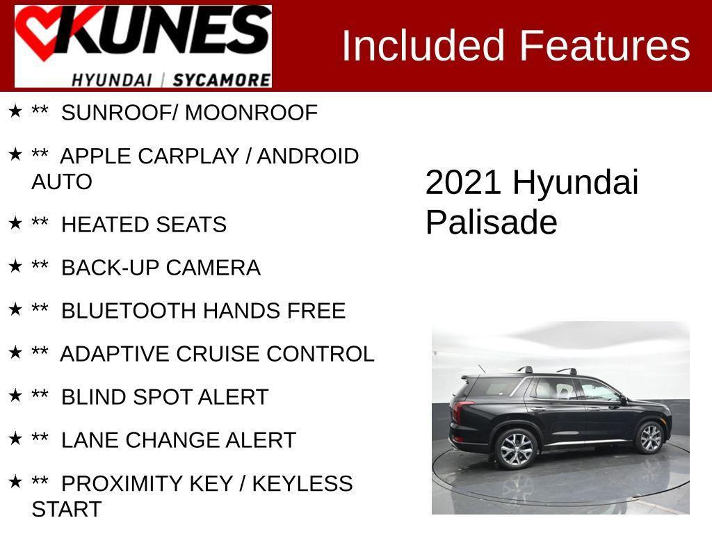 used 2021 Hyundai Palisade car, priced at $25,688