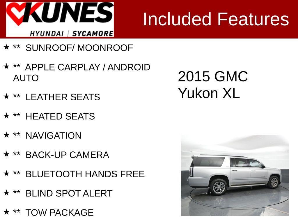 used 2015 GMC Yukon XL car, priced at $11,991