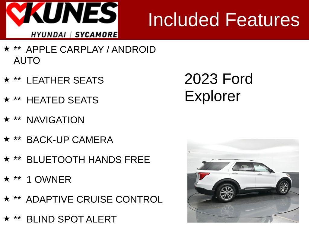 used 2023 Ford Explorer car, priced at $27,991