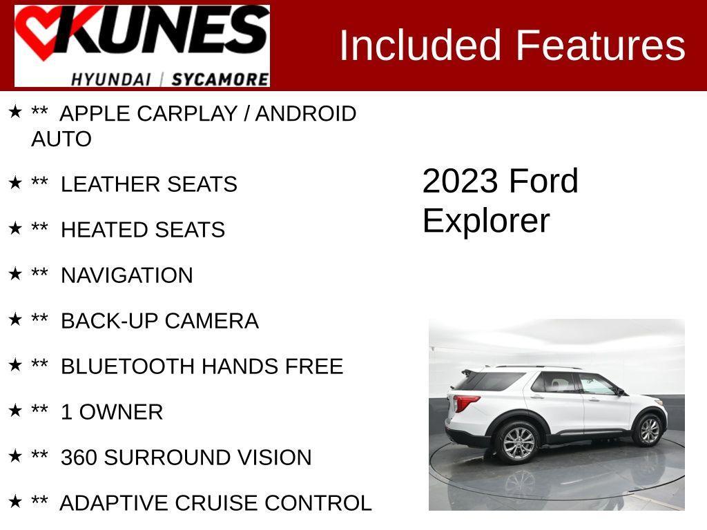 used 2023 Ford Explorer car, priced at $27,588