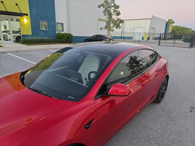 used 2023 Tesla Model 3 car, priced at $32,995