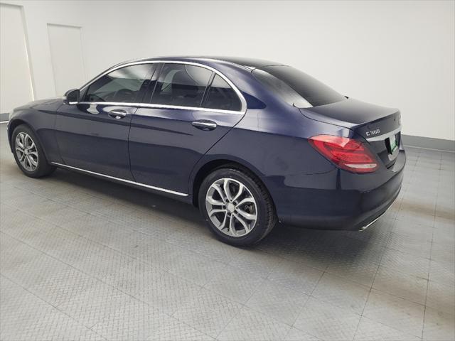 used 2015 Mercedes-Benz C-Class car, priced at $20,195