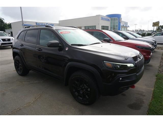 used 2021 Jeep Cherokee car, priced at $26,322
