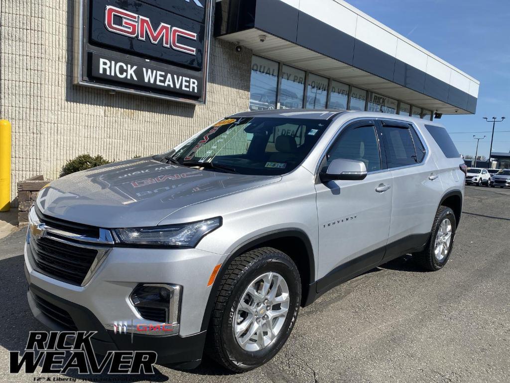 used 2022 Chevrolet Traverse car, priced at $24,500