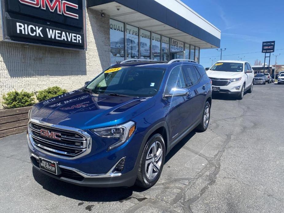 used 2021 GMC Terrain car, priced at $27,000