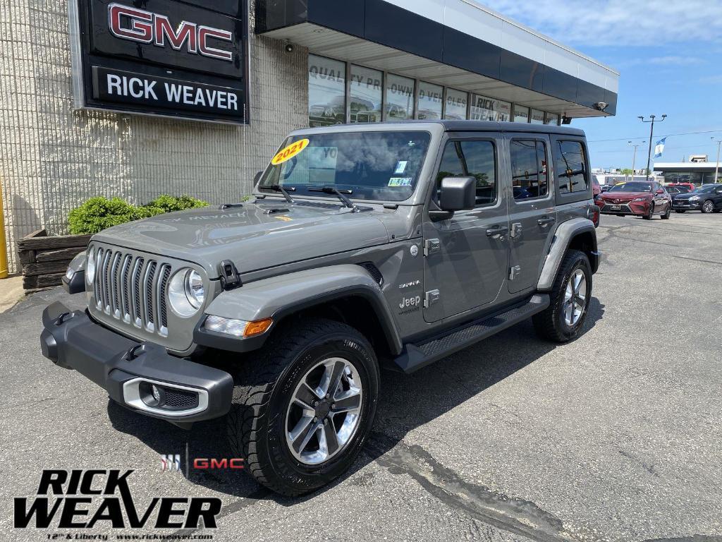 used 2021 Jeep Wrangler Unlimited car, priced at $30,500