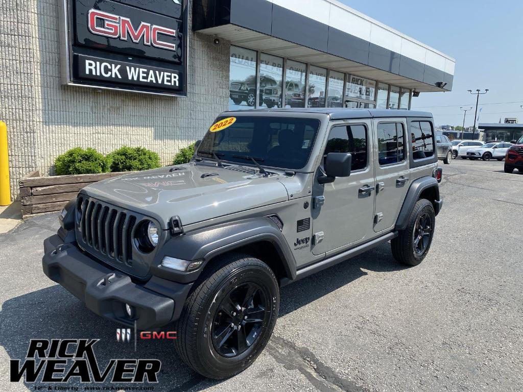 used 2022 Jeep Wrangler Unlimited car, priced at $30,000