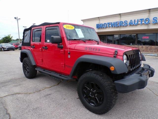 used 2014 Jeep Wrangler Unlimited car, priced at $18,900