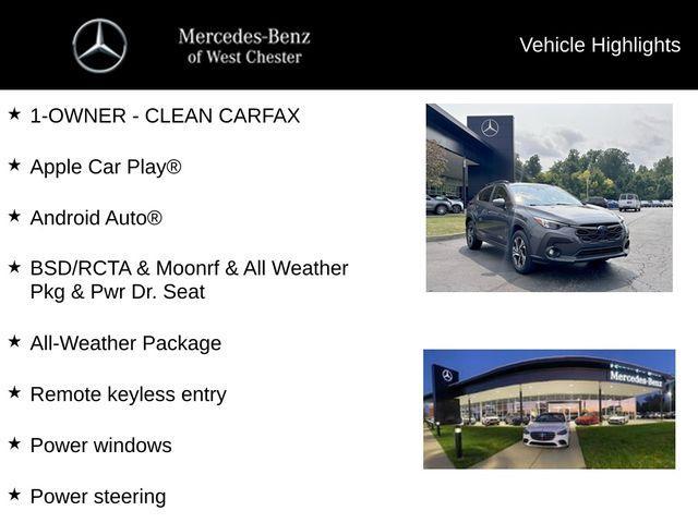 used 2024 Subaru Crosstrek car, priced at $23,911