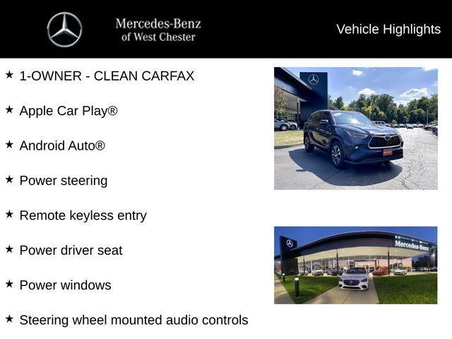 used 2022 Toyota Highlander car, priced at $33,231