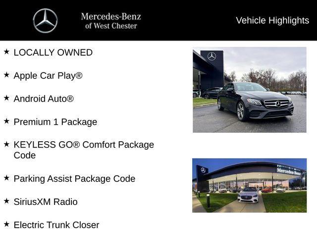 used 2018 Mercedes-Benz E-Class car, priced at $24,633