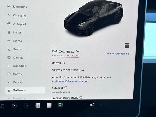used 2022 Tesla Model Y car, priced at $31,477