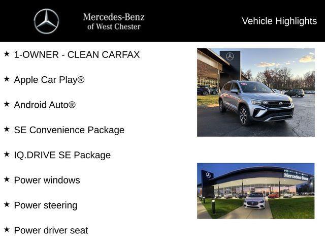 used 2022 Volkswagen Taos car, priced at $19,978