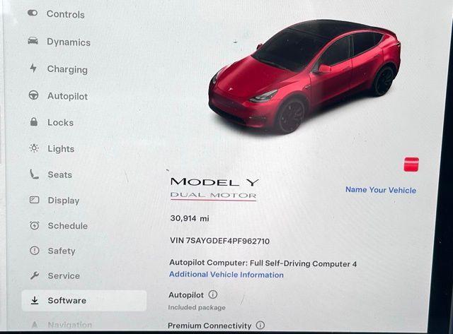used 2023 Tesla Model Y car, priced at $32,977