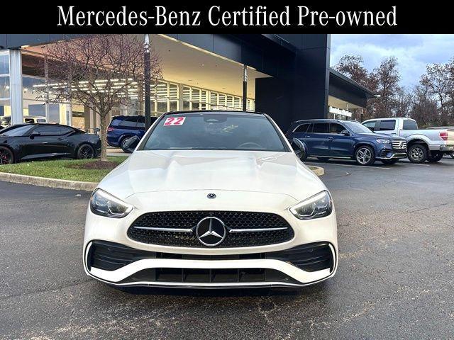 used 2022 Mercedes-Benz C-Class car, priced at $37,417
