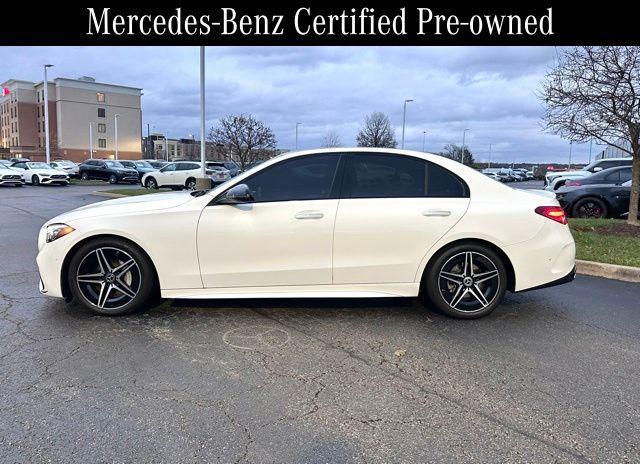 used 2022 Mercedes-Benz C-Class car, priced at $37,417
