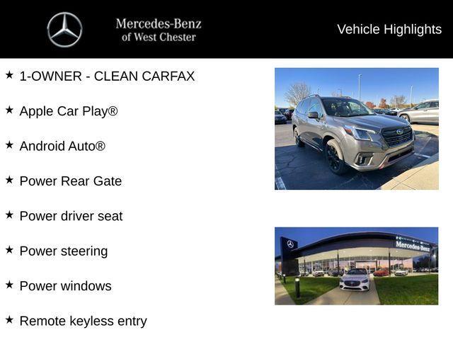 used 2022 Subaru Forester car, priced at $26,961