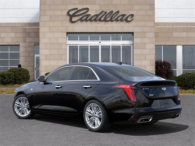 new 2025 Cadillac CT4 car, priced at $48,555