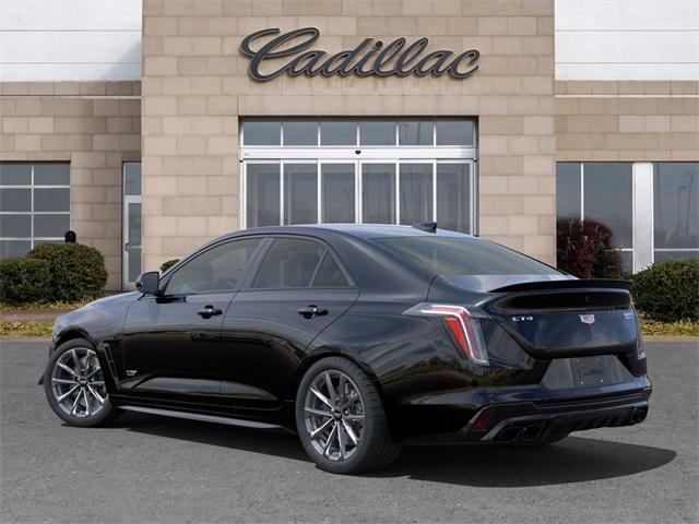 new 2025 Cadillac CT4-V car, priced at $75,655