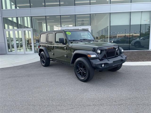 used 2023 Jeep Wrangler car, priced at $34,887