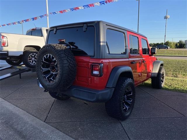 used 2020 Jeep Wrangler Unlimited car, priced at $25,603